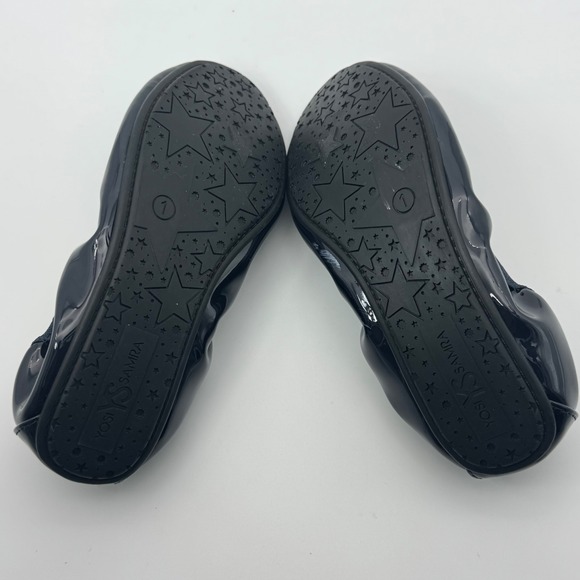 Yosi Samra Ballet Flats Navy Patent Leather‎ Girls Shoes Size 1 - Picture 7 of 9